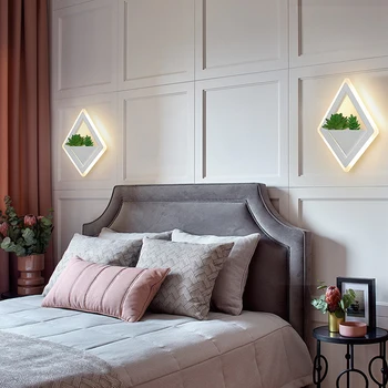 Nordic augu sienas lampas Radošo gultas, guļamistabas sconce dzīvojamā istaba vienkāršu mūsdienu eju akrila mūsdienu Iekštelpu LED sienas lampa
