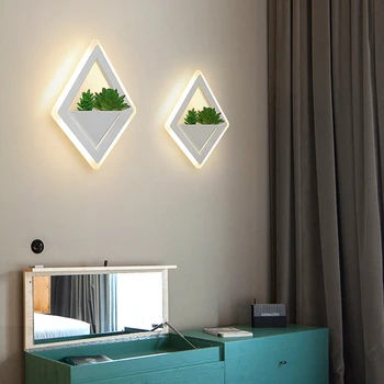 Nordic augu sienas lampas Radošo gultas, guļamistabas sconce dzīvojamā istaba vienkāršu mūsdienu eju akrila mūsdienu Iekštelpu LED sienas lampa