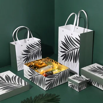 Nordic high-end dāvanu kastē taisnstūri, lai padarītu papīra maisi dāvanu kastes iepakojumā puses dod priekšroku dāvanu kastē cajas de kartona bolsas de pape