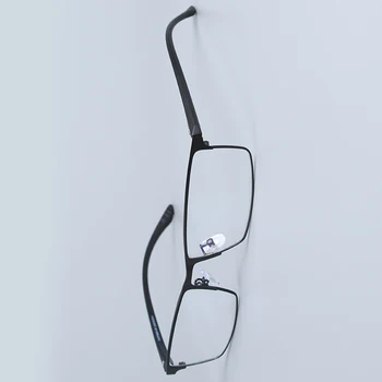 NĒ.ONEPAUL Rāmis Recepšu korejas Bezskrūvju Briļļu Rāmis Sakausējuma Optiskās Brilles Vīriešiem Ultravieglajiem Laukumā Tuvredzība Brilles