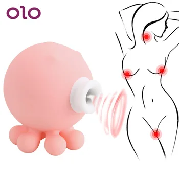 OLO Astoņkāji Nepieredzējis Vibrators, Anālo Caurumiņu Dzelksnis Massager 9 Ātrumu Klitora Maksts Mutvārdu Stimulators Seksa Rotaļlieta Sievietēm Pieaugušo zāles