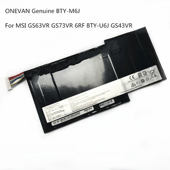 ONEVAN Jaunu BTY-M6J Klēpjdatoru Akumulatoru MSI GS63VR GS73VR 6RF-001US BP-16K1-31 9N793J200 Tablet PC MS-17B1 MS-16K2