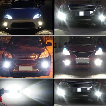 OXILAM 2x H8, H11 LED Spuldzes 9005/HB3 9006/HB4 Automašīnas Miglas Lukturi DRL Lampas Honda Civic CRV 2008 CR-V Pilsētas Fit Džeza Accord 2003
