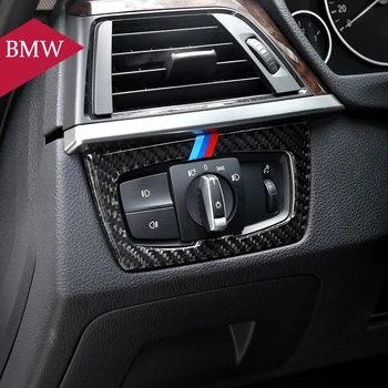 Oglekļa Šķiedras BMW 3 4 Sērijas 3GT F30 F31 F32 F34 F36 Automašīnu Pārnesumu Pārslēgšanas Gaisa Kondicionēšanas CD Panelis Durvju Roku balstu Vāciņš Melns, Uzlīmes
