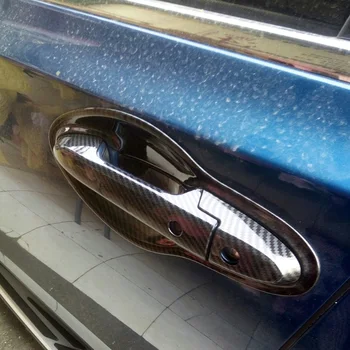 Oglekļa Šķiedras Iespiesti Ārējie Durvju Roktura Vāciņš Bļodā Uzlīme Liešanas Apdares Honda VEZEL Stils