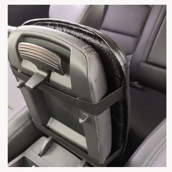 Oglekļa Šķiedras Tekstūru Pu Ādas Auto Roku Balsts, Uzglabāšanas Aizsardzības Spilvenu Ford Galaxy