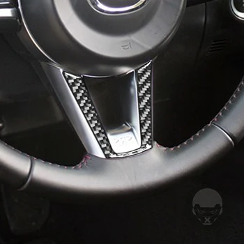 Oglekļa Šķiedras Uzlīmes, Interjera Par Mazda MX-5 Miata Roadster 2016+ MX5 ND Stūre Vāciņš Melns Auto Auto Aksesuāri