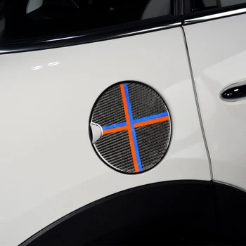 Oglekļa šķiedras auto degvielas tvertne uzlīme apdare BMW Mini Cooper JCW F55F56 R60 piederumi