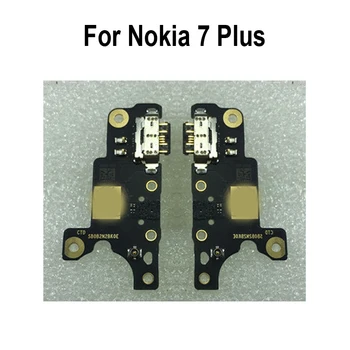 Oriģināls Nokia 7 Plus USB Uzlādes Doks Ostā Mikrofons Mikrofons Mehānisko Vibrators Modulis Valdes Rezerves Daļām Nokia Plus 7