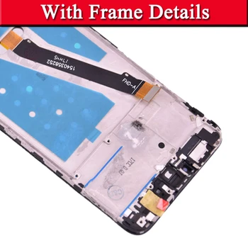 Oriģināls Par Huawei P Smart LCD Displejs, Touch Screen Digitizer Montāža Huawei baudīt 7S LCD Ar Rāmi ATT LA1 LX1 L21 L22