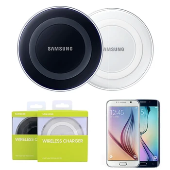 Oriģināls Samsung Qi Bezvadu Lādētāju Planšete Galaxy S10 S8 S9 Plus S6 S7 malā Piezīme 9 8 5 /iPhone X XR XS Plus 8 /EP-PG920I