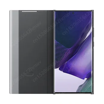 Oriģināls Samsung Spogulis Skaidrs, S-Skats Vāciņa Telefonu Gadījumā Samsung Galaxy Note20, Ņemiet vērā, 20 Note20 Ultra 5G Saprātīga Flip Case