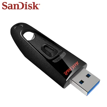 Oriģināls SanDisk USB Flash Drive 16GB 32GB 64GB, 128GB un 256 gb CZ48 cel USB Stich Pen Drive USB 3.0 memoria USB Flash Pendrive