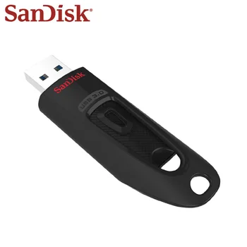 Oriģināls SanDisk USB Flash Drive 16GB 32GB 64GB, 128GB un 256 gb CZ48 cel USB Stich Pen Drive USB 3.0 memoria USB Flash Pendrive