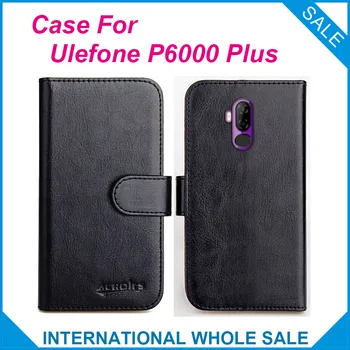 Oriģināls! Ulefone P6000 Plus Gadījumā 6 Krāsu Augstas Kvalitātes Flip-Ādas Maks Gadījumā Ulefone P6000 Plus Segtu Slots Tālrunis Soma