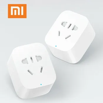 Oriģināls Xiaomi mijia Smart Kontaktligzdu, Kontaktdakšu WiFi Bezvadu Tālvadības Ligzdas Adapteris Power on un off ar tālruni Pilienu piegāde
