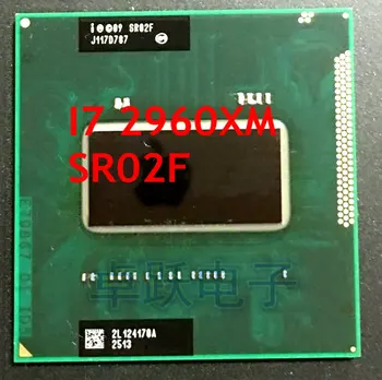 Oriģinālā Intel Core i7-2960XM (8M Cache, 2.70 Ghz līdz 3.70 GHz i7 2960XM ) SR02F ,Quad-Core,PGA988 Laptop CPU Savietojama HM67 QM67