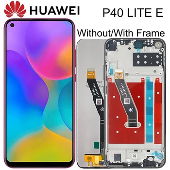 Oriģinālās Rezerves Huawei P40 Lite E LCD Displejs Digitizer Stikla Panelis Huawei Y7P 2020. GADAM LCD Displejs Piederumu Daļas