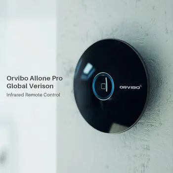 Orvibo Allone Pro Universal Smart WIFI IS RF Tālvadības pults Darbojas 433MHz Ar Alexa, Google, Home, Izmantojot Viedtālruņa APLIKĀCIJU Kontrole