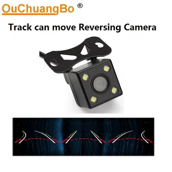 Ouchuangbo Atpakaļskata autostāvvieta ūdensizturīgs kamera laba nakts redzamības ar trajektoriju var pārvietoties