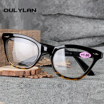 Oulylan Cat Eye Lasīšanas Brilles Sieviešu Modes Hyperopia Recepšu Brilles Vecuma Tālredzība Briļļu Dioptrijas +1.0 1.5 2.0 2.5 3.0