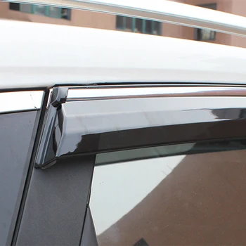 Overe 4gab/1Set Dūmu Loga Lietus apăērbs sejas aizsargs Toyota Highlander XU50 2016 2017 2018 Markīzes Nojumes Aizsargs Piederumi