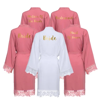 Owiter Sievietēm, Viskozes, Kokvilnas Mežģīnes Drēbes Līgava Drēbes Līgavas Tērpu Kleita Sleepwear Līgavas Kāzu Tērpu