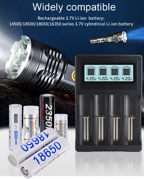 PALO 18650 akumulators 3,7 V 18650 Li-ion Akumulatorus Augstas jaudas akumulatora instrumenti lukturīti Litija baterijas