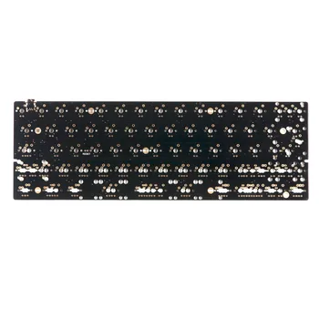 PCB Kuģa 60% Izkārtojumu PCB Tipa C Interfeisu Pasūtījuma Mehāniskā Tastatūra PCB Kuģa DIY Cherry Mx Switch Spēļu Klaviatūras Piederumi