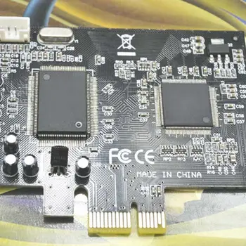 PCI-E Skaņas Karti 5.1 Kanālu CMI8738 Express Skaņas Kartes uz PC Datora Paplašinājuma Karti