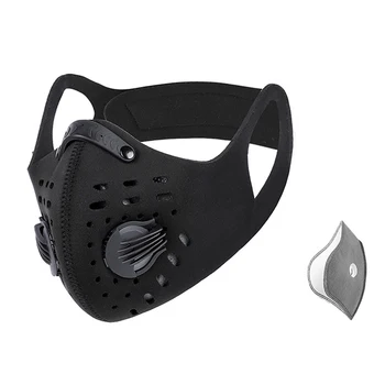PM2.5 Putekļu Maska Ar Velosipēdu Sejas Respiratoru Atkārtoti Auss Cilpiņa Elpojošs Aizsardzības Masku Filtrs Drošības Respiratoru, Gāzes Maska, Mascarilla