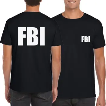 POLICIJAS SWAT FIB DROŠĪBAS T krekls Tee Top CSI Masku Jaunums Policisti, darba Apģērbi kokvilnas ar īsām piedurknēm t-kreklu, Dāvanu tshirt