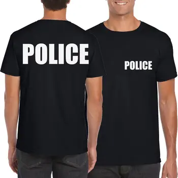 POLICIJAS SWAT FIB DROŠĪBAS T krekls Tee Top CSI Masku Jaunums Policisti, darba Apģērbi kokvilnas ar īsām piedurknēm t-kreklu, Dāvanu tshirt