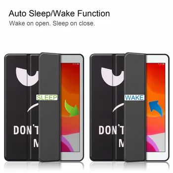PU Āda Smart Case For iPad Gaisa 3 10.5 collu 2019 Ar Zīmuļa Turētāju Auto Wake/Sleep Būtiska iPad Pro 10.5 collu+Filma+Pildspalva