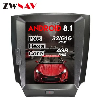 PX6 4+64 Tesla stils Android 8.1 Auto Multimedia Player LEXUS IS200 IS250 IS300 no 2005. līdz 2011. gadam GPS Navi radio audio karte lielā ekrāna