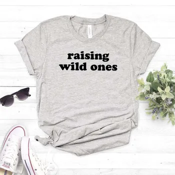 Palielinot Wild Ones Sieviešu t Kokvilnas Hipster Smieklīgi t-kreklu, Dāvanu Dāma Yong Meitene Top Tee Piliens Kuģa ZY-361