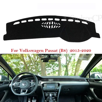Paneļa Vāciņu Aizsargājošu Spilventiņu Volkswagen, VW Passat, B8. Gadam~2020 Piederumi Domuzīme Kuģa Saulessargs Paklāju Anti-UV Dashmat 2019