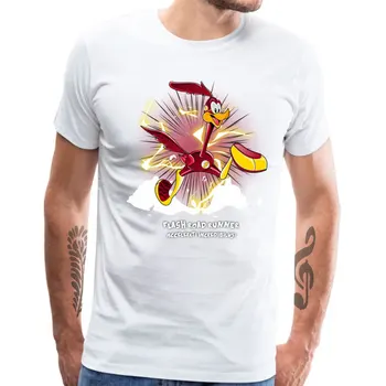 Panku Stila Vīriešu T-krekli Bailīgs Flash Roadrunner Īsām Piedurknēm T Krekls Smagā Metāla O-veida kakla Kokvilnas Auduma Atgriezumus TShirt Pasūtījuma