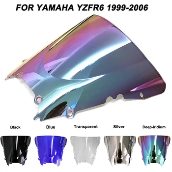 Par 99-02 Yamaha YZF-R6 YZFR6 Motocikla Priekšējā Vējstikla Vēja Deflektori Piederumi 1999 2000 2001 2002