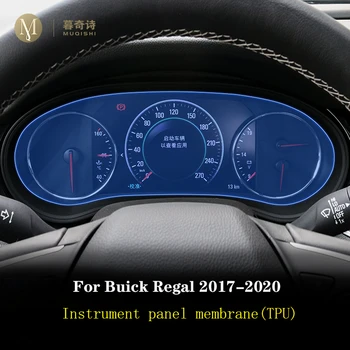 Par Buick Regal 2017-2020 Automobiļu interjers mērierīču paneļa membrānu LCD ekrāns, TPU aizsargplēvi Anti-scratch filmu Pielāgošanu