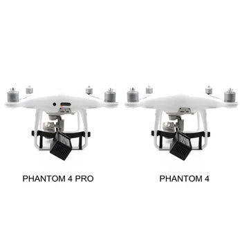 Par DJI Phantom 4 Pro + Dūkoņa Komplekts Pusē, Pagarināts Turētājs LED Gaismas Stiprinājums DJI Phantom 4 Pro Adv Kamera Turētājs Gopro