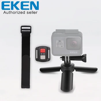 Par EKEN Kamera H9 H9r H5s Plus H6s H8r H7S H9r Plus V50 Pro H9s Tālvadības pults ar Statīvu Komplekti Mini statīvu piederumi