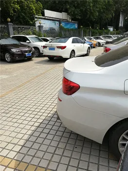 Par F10 F18 Spoilers 2012. -. gadam BMW 5. sērijas 520i 320li 525li 528i Spoilers ABS plastmasas Materiāla Automašīnas Aizmugurējo Spārnu Krāsu Aizmugurējais Spoileris