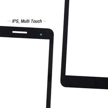 Par Huawei Mediapad T1-701 T1 701U T1-701U Touch Screen Stikla Panelis Priekšējā Stikla Lēcu Bezmaksas Rīki