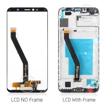 Par Huawei Y6 2018 LCD Displejs, Touch Screen Digitizer Par Huawei Y6 Ministru 2018 LCD ĀJ L11 L21 L22 LX1 LX3 L31 L42 Ekrāna Rāmis