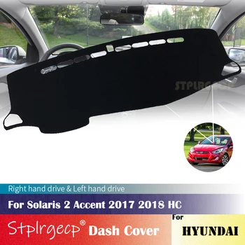 Par Hyundai Solaris 2 Akcentu 2017 2018 HC Anti-Slip Paneļa Vāciņu Aizsargājošu Spilventiņu Auto Piederumi Paklāju Saulessargs