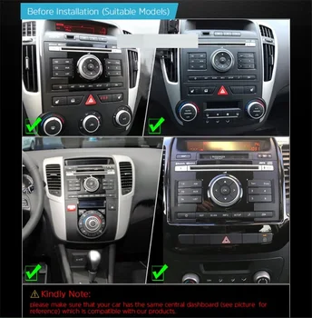 Par KIA CEED 2009 2010 2011 2012 Android 10.0 Multivides Audio PX6 Auto DVD Atskaņotājs, GPS Vadītājs Vienību Auto Radio Kasešu Diktofonu, DSP