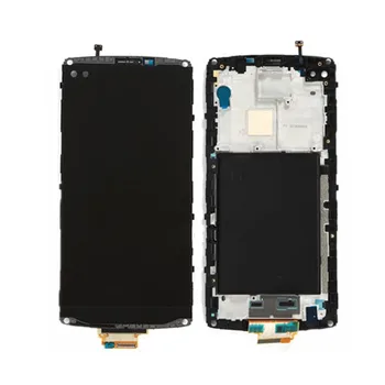 Par LG V10 LCD H960 H968 H900 H901 VS990 LCD Displejs, Touch Screen Digitizer Montāža Ar Rāmi Bezmaksas Piegāde