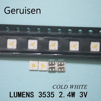 Par LM LED Apgaismojums Flip-Chip LED 2.4 W 3 V 3535 Cool balta 153LM SAMSUNG LED LCD Backlight TV Pieteikumu, 2000