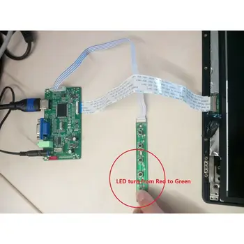 Par LTN133AT17-101/102/104 LED HDMI DIY LCD KOMPLEKTS VGA kontrolieris valdes vadītāja EDP LG ekrāna displeja monitors 1366X768 13.3